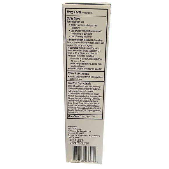 Eucerin Face Immersive Hydration Daily Lotion Broad Spectrum SPF 30 Sunscreen - Picture 4 of 5